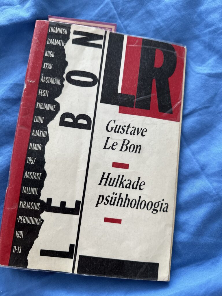 Raamatusoovitus “Hulkade psühholoogia” (G.L.Bon)